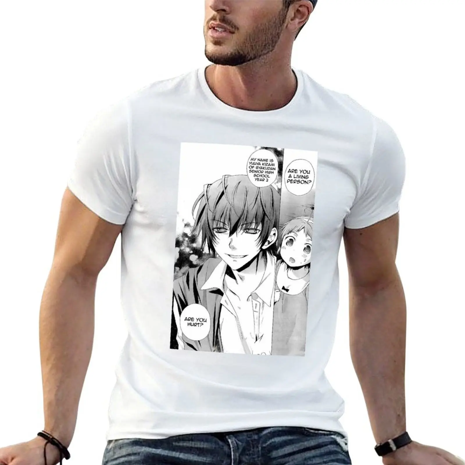 

t for anime Kizami T-Shirt Yuuya man man graphic t shirts with prints shirts t shirt