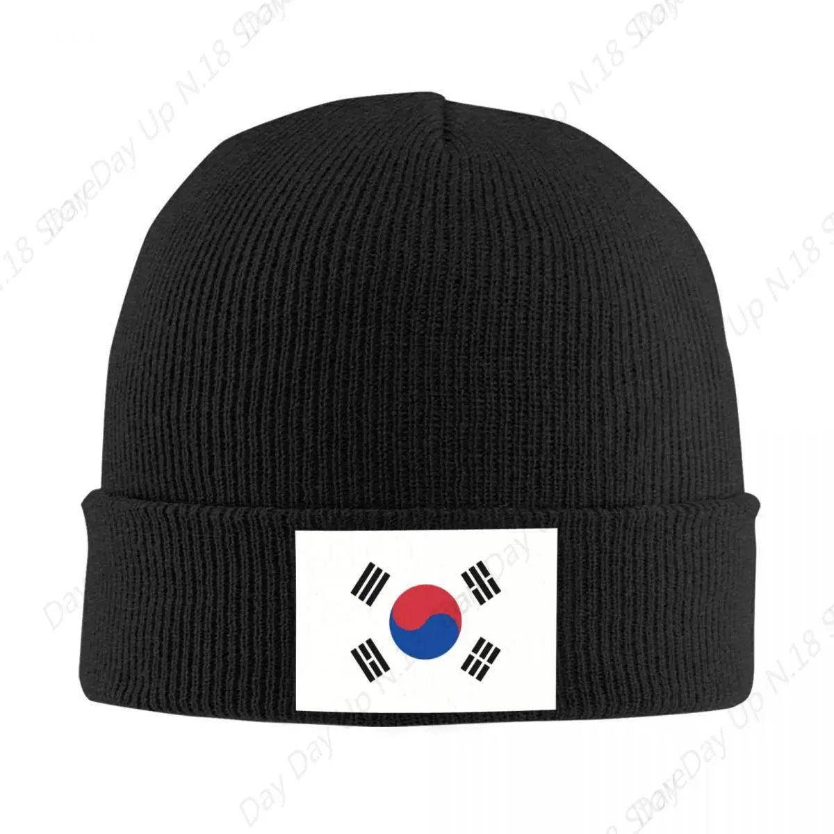 

Custom South Korea Flag Skullies Beanies Caps Fashion Winter Warm Men Women Knit Hats Unisex Adult Bonnet Hat