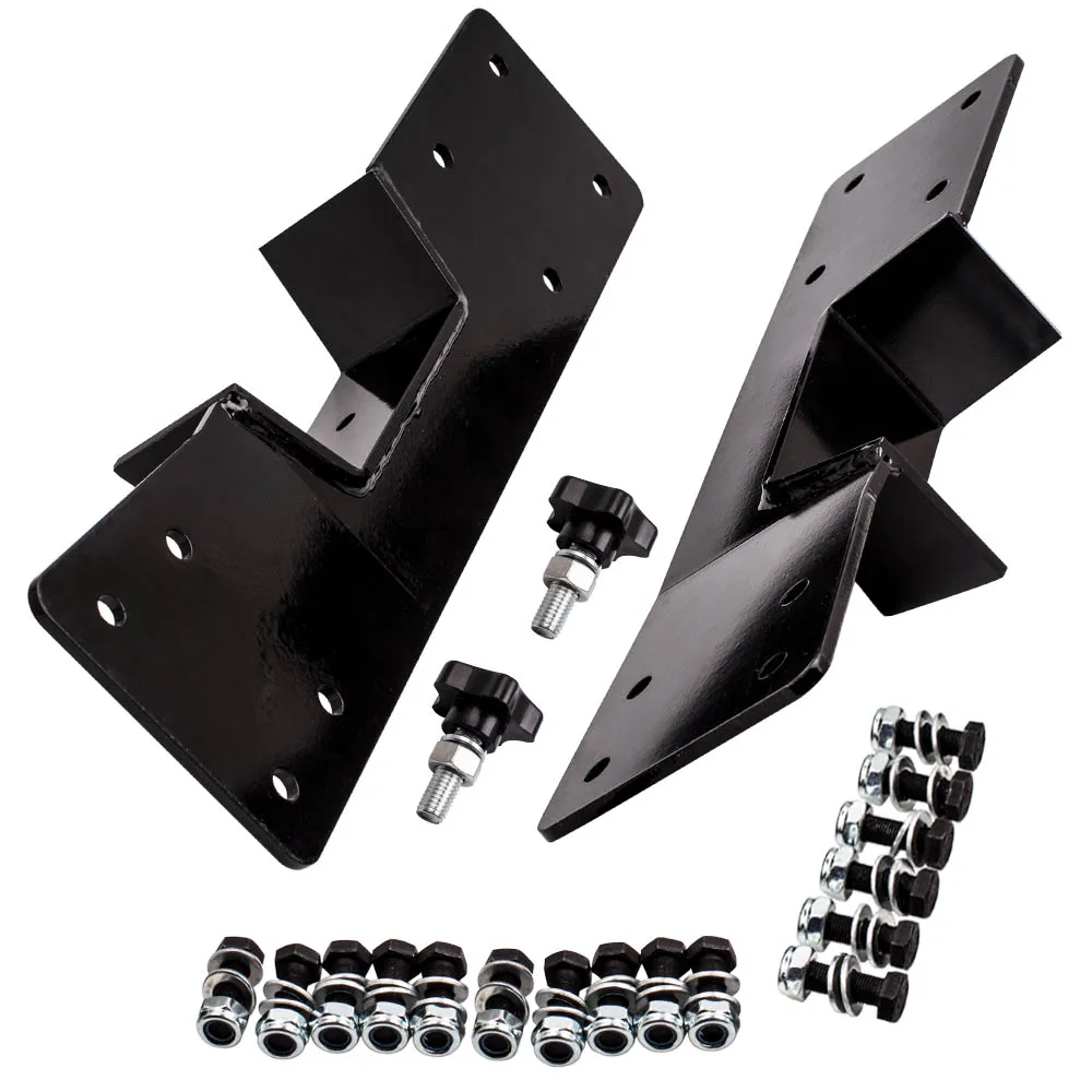 Rear Axle Lowering C-Notch Flip Bracket Kit for Chevrolet Silverado 1500 1999-07