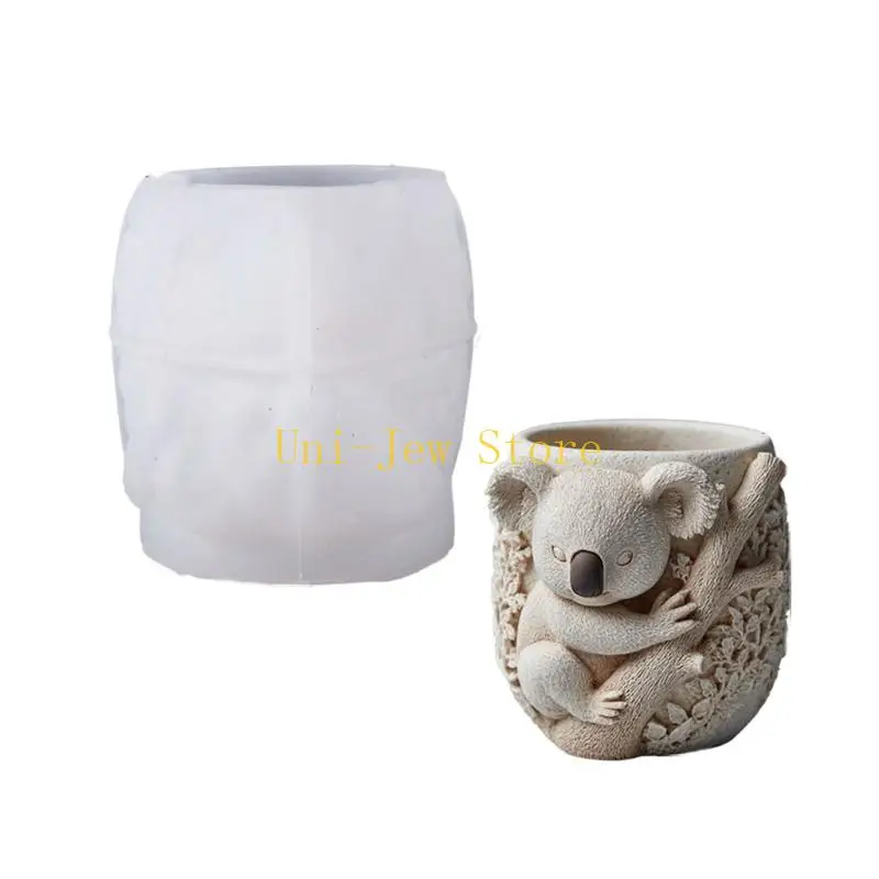 قالب زارع من السيليكون سعة 40 جيجا بايت بنمط كوالا وملمس من السيليكون مثالي للديكورات الخرسانية المصنوعة يدويًا من مجوهرات #5