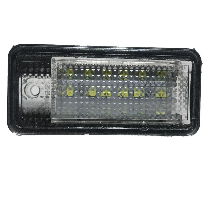 

For -A3 S3 8P A4 B6 B7 A5 A6 4F Q7 A8 S8 Car LED License Number Plate Light Lamp White