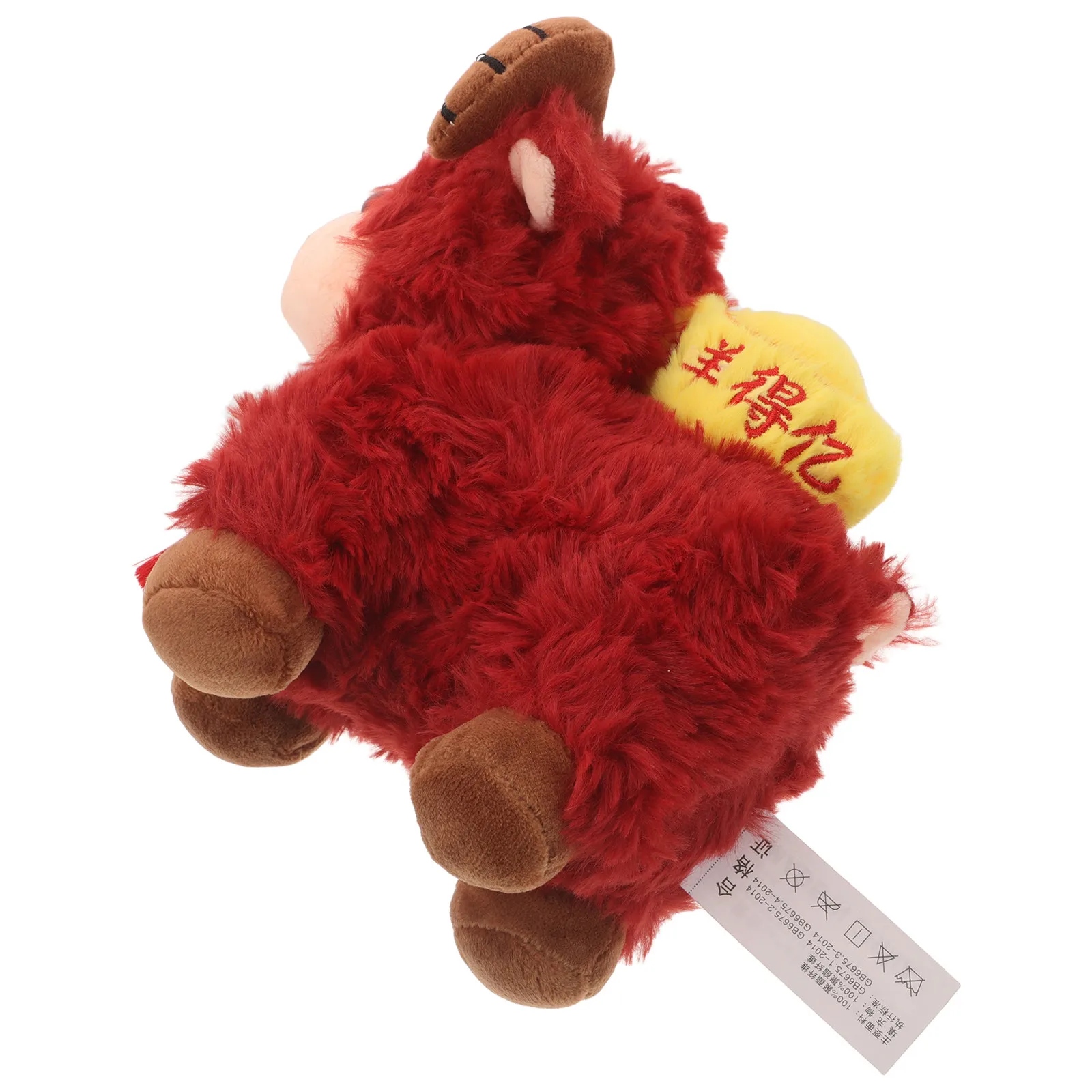 Zodiac Sheep Decorations 2027 Year Of The Sheep Mascot Ornaments Chinese New Year Zodiac 2027 Cotton Animal Goat Gifts