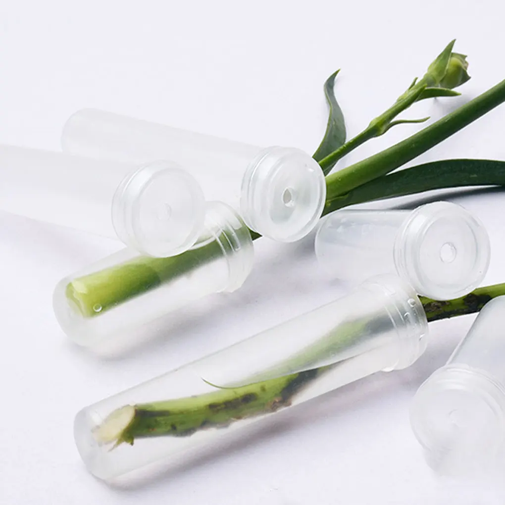 100 Pcs Fresh Flower Fresh-keeping Tube 4cm/7cm Plastic Plant Nutrition Tube Water Storage Container Floral Packing Supplies