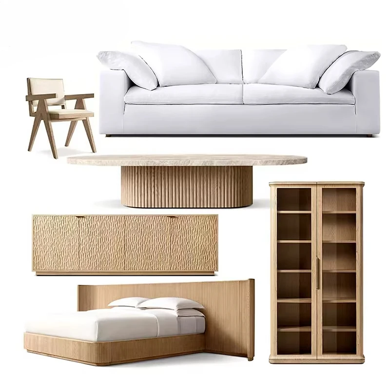 

WBERT rh Мебельная фабрика Прямые продажи Северноамериканский диван Набор для гостиной Универсальный дизайн На заказ Весь дом rh Мебель для дома