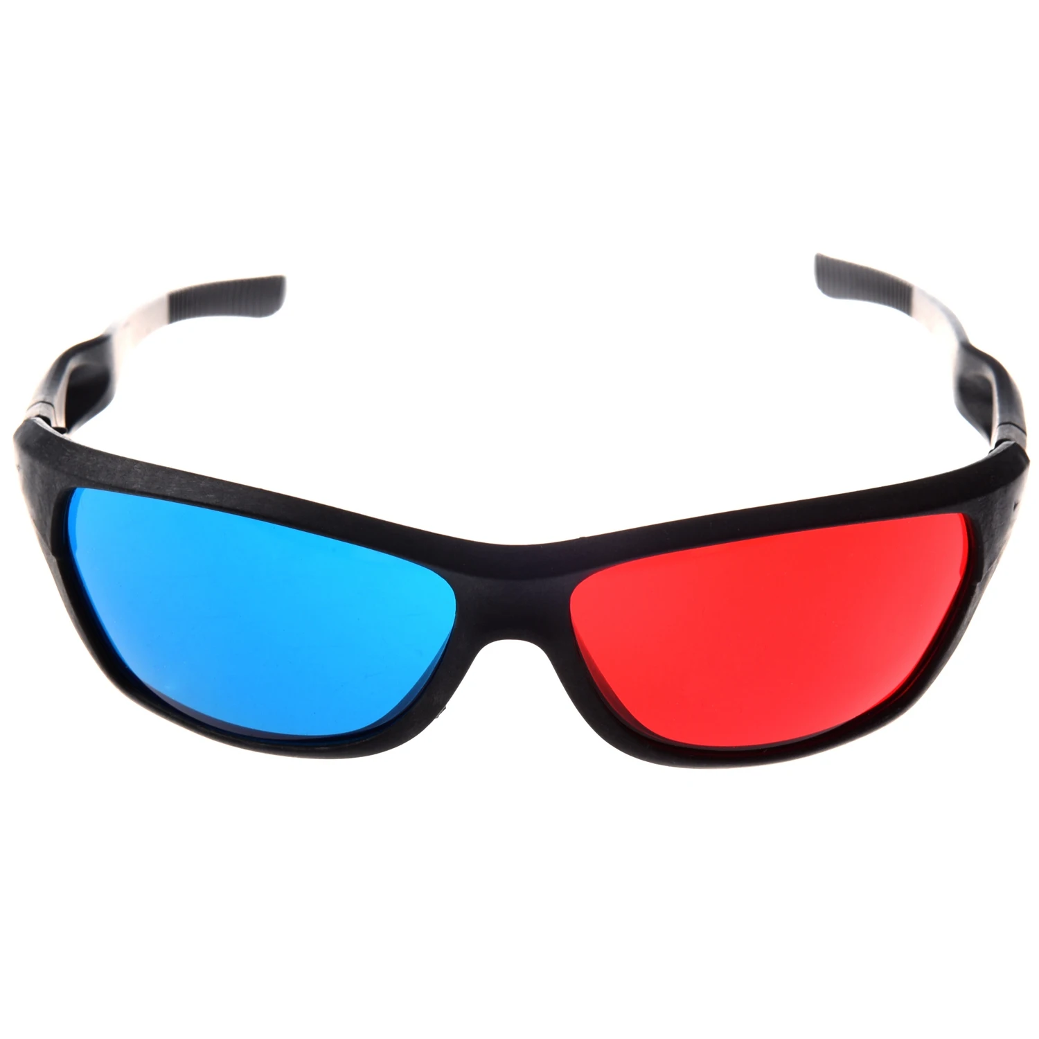 Rojo-azul / cian Anaglifo Estilo simple Gafas 3D Juego de películas 3D (estilo de actualización adicional)