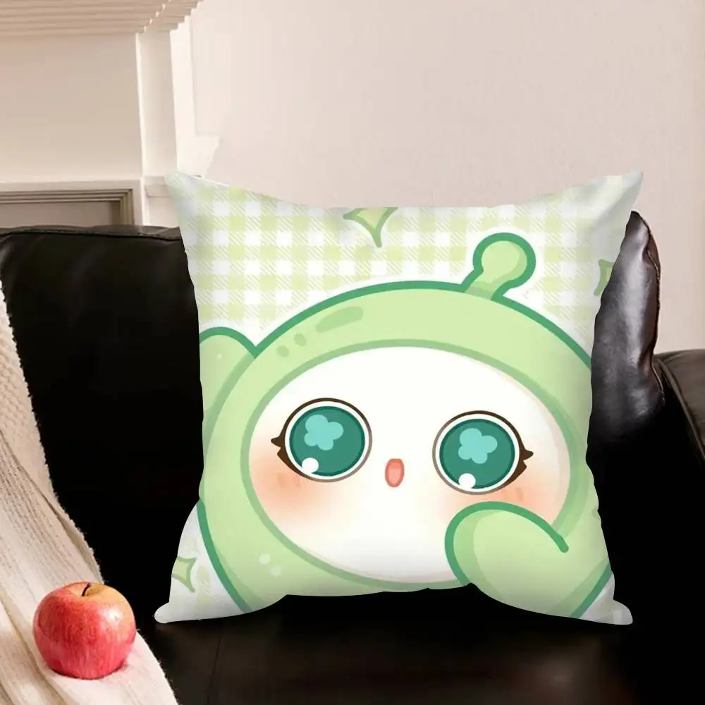 Cute Eggy P-Party-Y Various Sizes Square Pillowcase For Car Home Bedchamber Decor 6