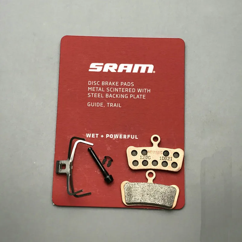 SRAM disc brake pads organic with steel backing plate GUIDE TRAIL MTB & Road bicycle acesssories cycling