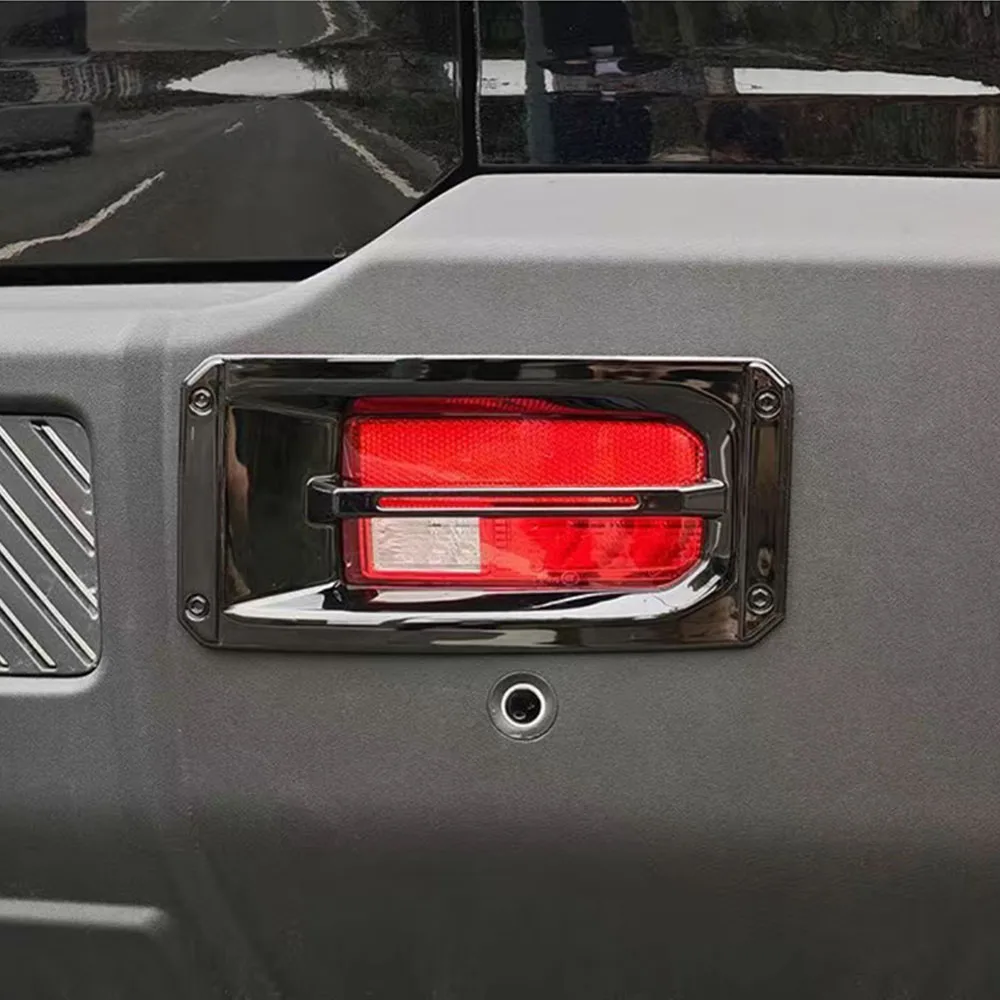 

For Jetour Freedom Shanhai T1 2025 2026 Plastic Car Rear Fog Lamps Cover Rear Fog Light Frame Trim
