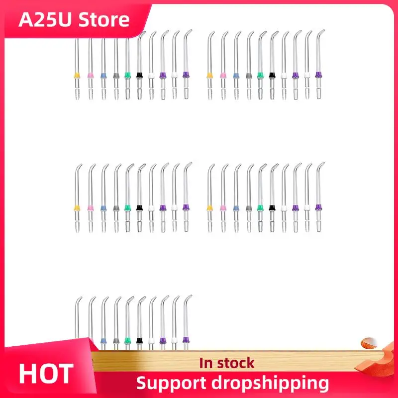 

A25U 50Pcs Replacement Classic Jet Tips Compatible For Waterpik Water Flossers And Other Brand Oral Irrigators