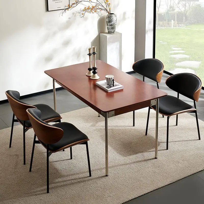 #Minimalist Upholstered Accent Chair Soft Backrest Stool for Dining Table Makeup Vanity Home Office Multiple color options