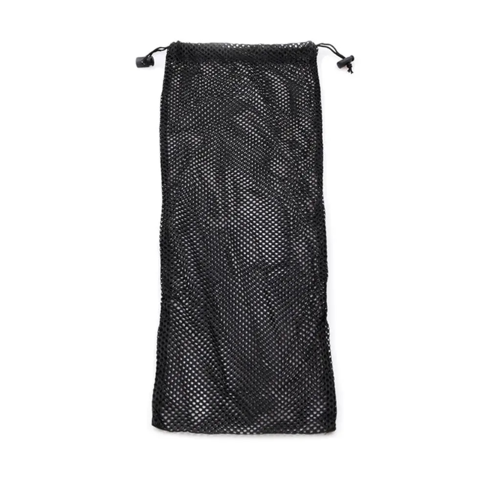 

Quick Drying Diving Mesh Bag Breathable Device Organization Snorkeling Storage Sack Black Nylon Material Diving Drawstring Bag