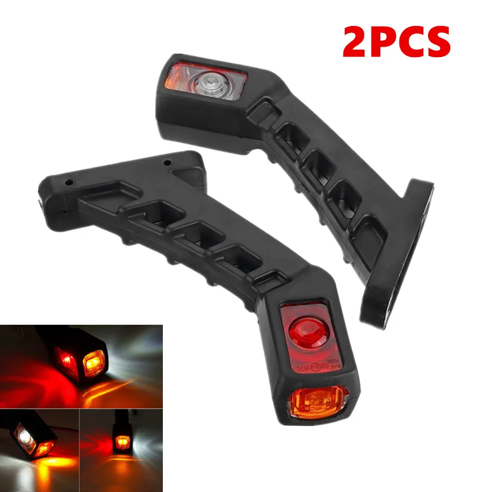 

2PCS Truck Outline Indicator Lamp Car Trailer Signal Light Side Marker Light 12-24V for Caravan Campers Bus Vans LED Limit Light