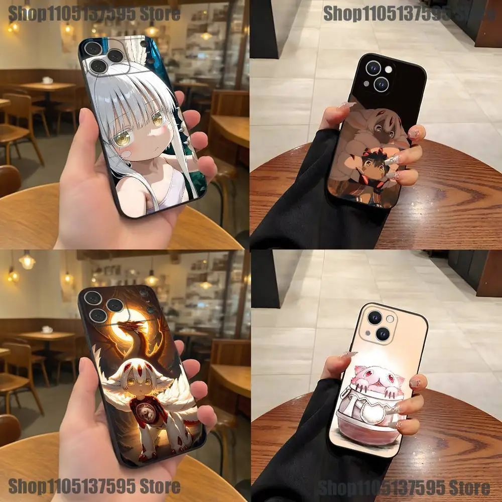 

Made In A-Abyss F-Faputa Phone Case For iPhone 17,16,15,14,13,12,11,Pro,XS,Max,XR,Plus,E,SE4,Mini Black Soft Cover