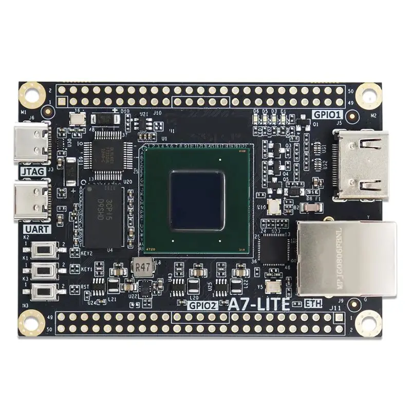 【기념일 세일】Microphase A7-Lite-35T Xilinx Artix-7 FPGA 개발 보드 키트 XC7A35T FPGA 데모 보드 키트 메이커 에디션 Cor