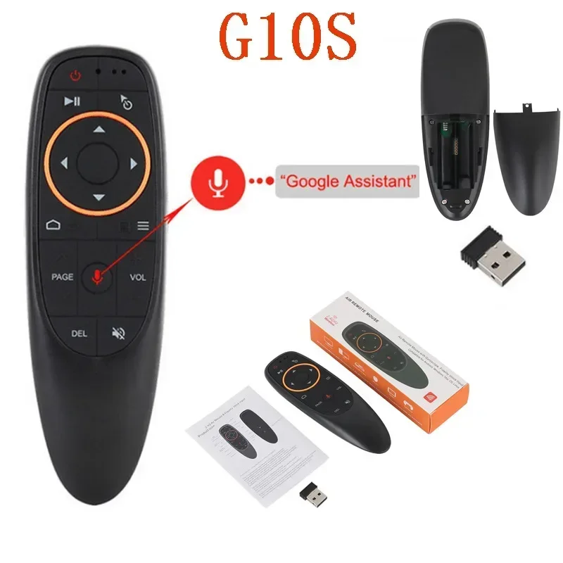 G10S/G10S PRO/G10 BTS/G10S PRO BT Air Mouse Voice Remote Control 2.4G Wireless Gyroscope IR Learning for Android TV Box PC