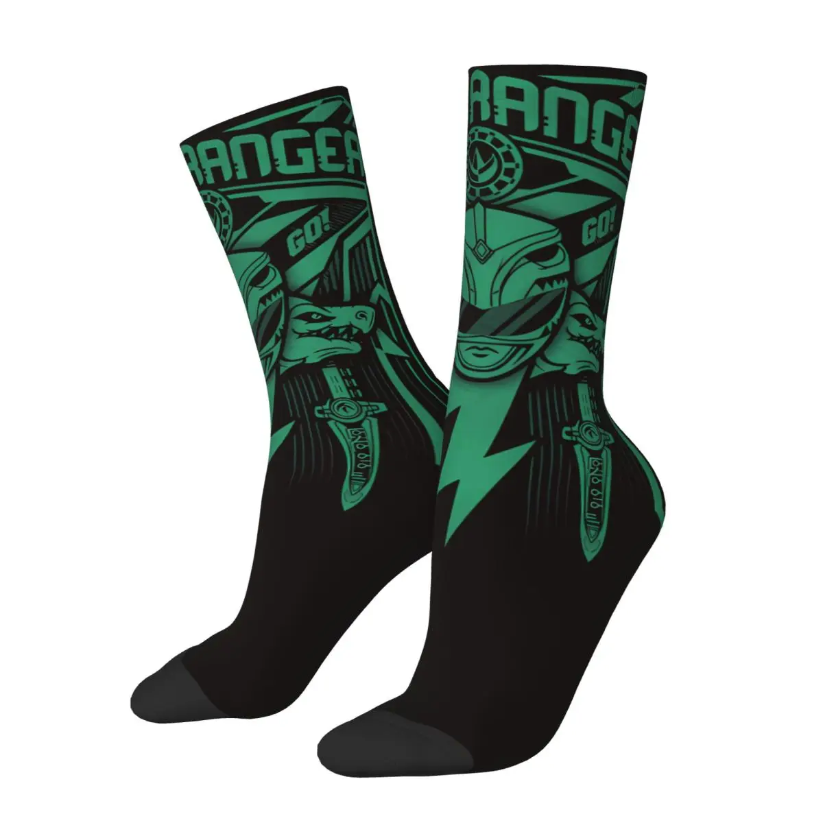 Mmpr Green Ranger High elasticity polyester fiber Men and Women printing Motion Applicable throughout the year Dressing Gift