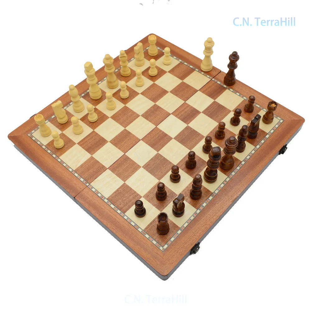 Drewniany, składany, magnetycz – Chess Set Wooden recenzja i cena