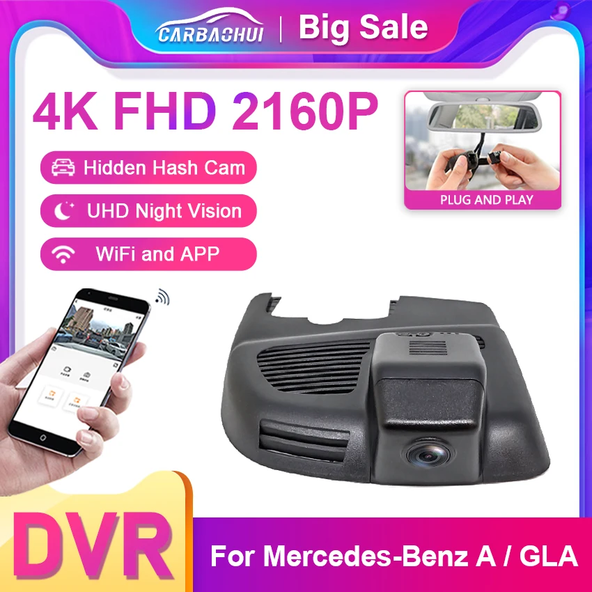 Plug and Play Car Dvr Dash Cam for Mercedes Benz GLA x156 CLA w117 A Class w176 w177 for Mercedes gla cla a 45 220 220d 250 amg