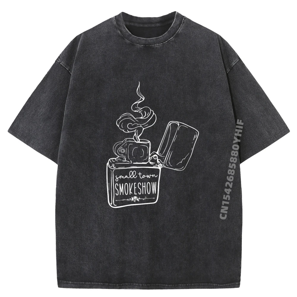 

Маленький городок Smokeshow Oklahoma Smokeshow Западная Страна Мужская дизайнерская одежда Мужская повседневная стираная майка