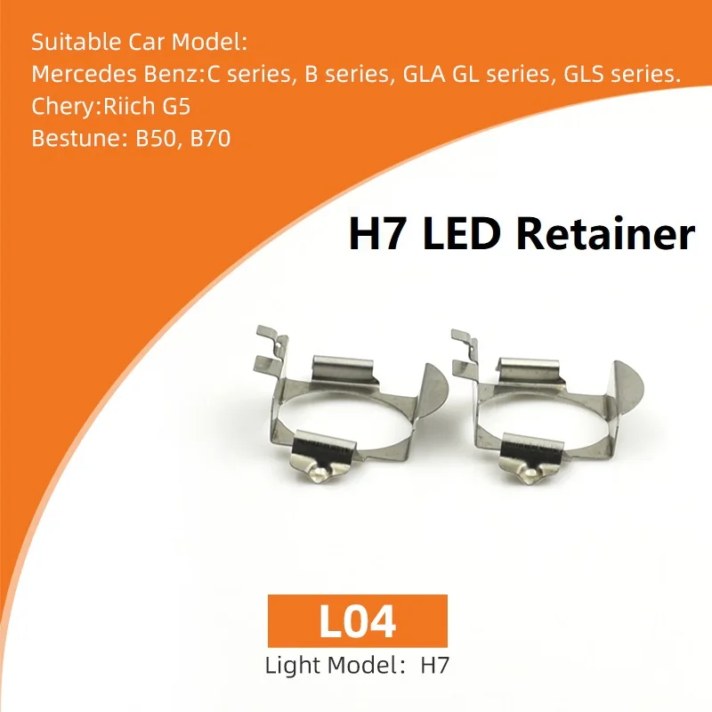 Infitary H7 Led Adapter Led Headlamp Retainer H7 LED Bulb Base Holder Socket Retainer for VW Benz Audi BMW Buick Hyundai Nissan