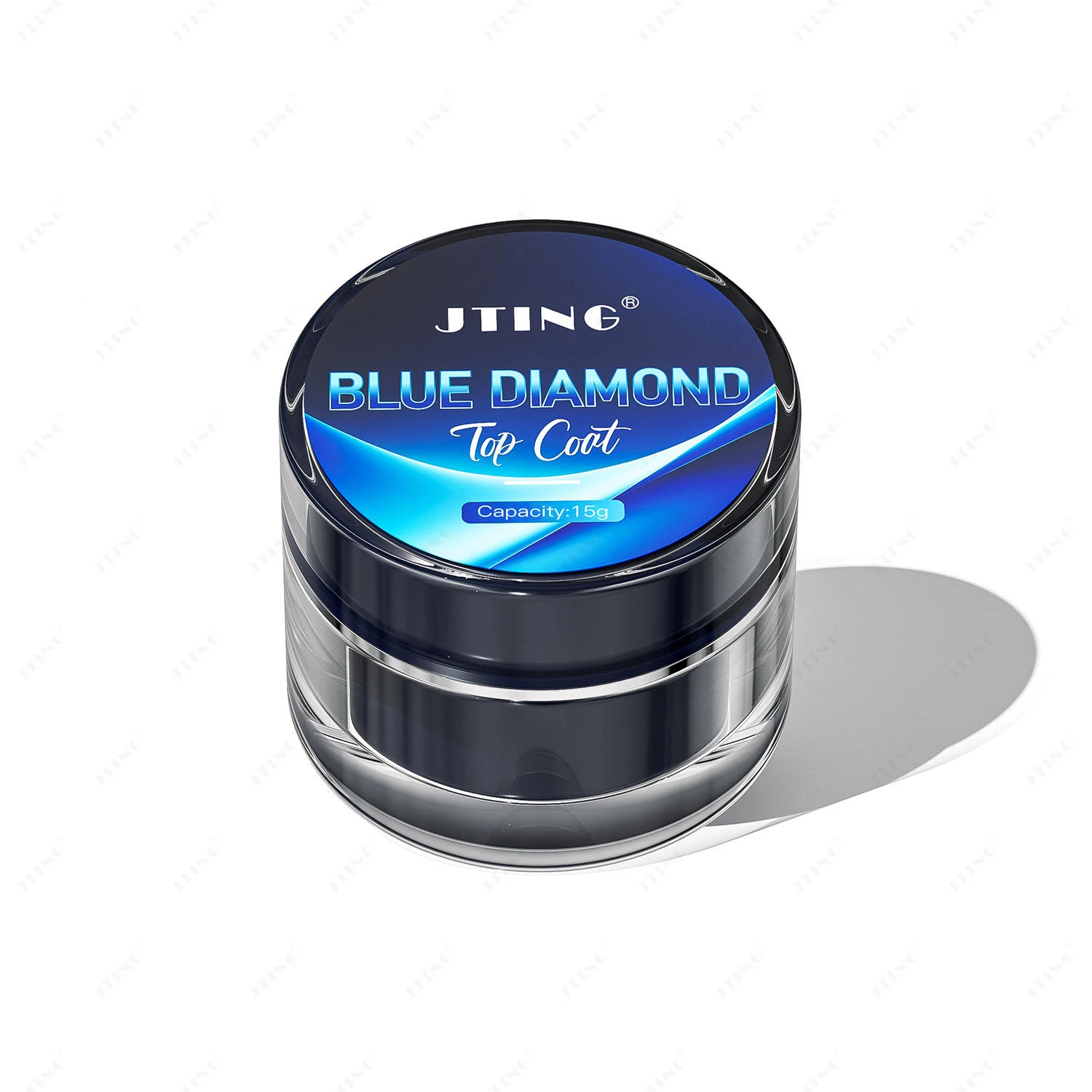 JTING 1 قطعة 15 مللي تأثير فريد غير أصفر أزرق الماس معطف فوقي هلام طلاء الأظافر هيما الحرة الماس معطف فوقي هلام البولندية #5