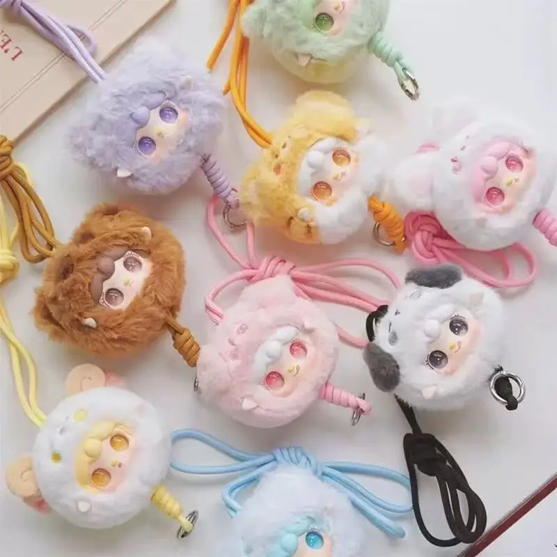 

New Blind Box Yooki V7 Pendant Phone Lanyard Series Vinyl Mini Cute Decor Collection Figurine Kid Bestie Girl Birthday Gift Doll