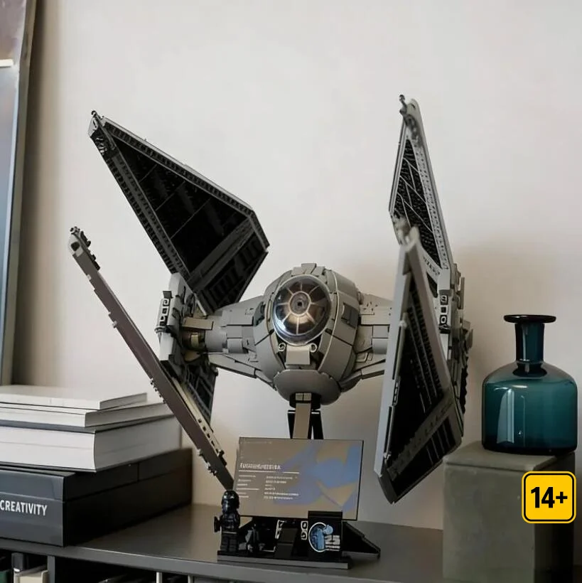 NEW 2026 Arrival Interceptor Starfighter 1931PCS Model Building Collectible TIE Pilot Mini figure Creative Display Sets Gifts view 6