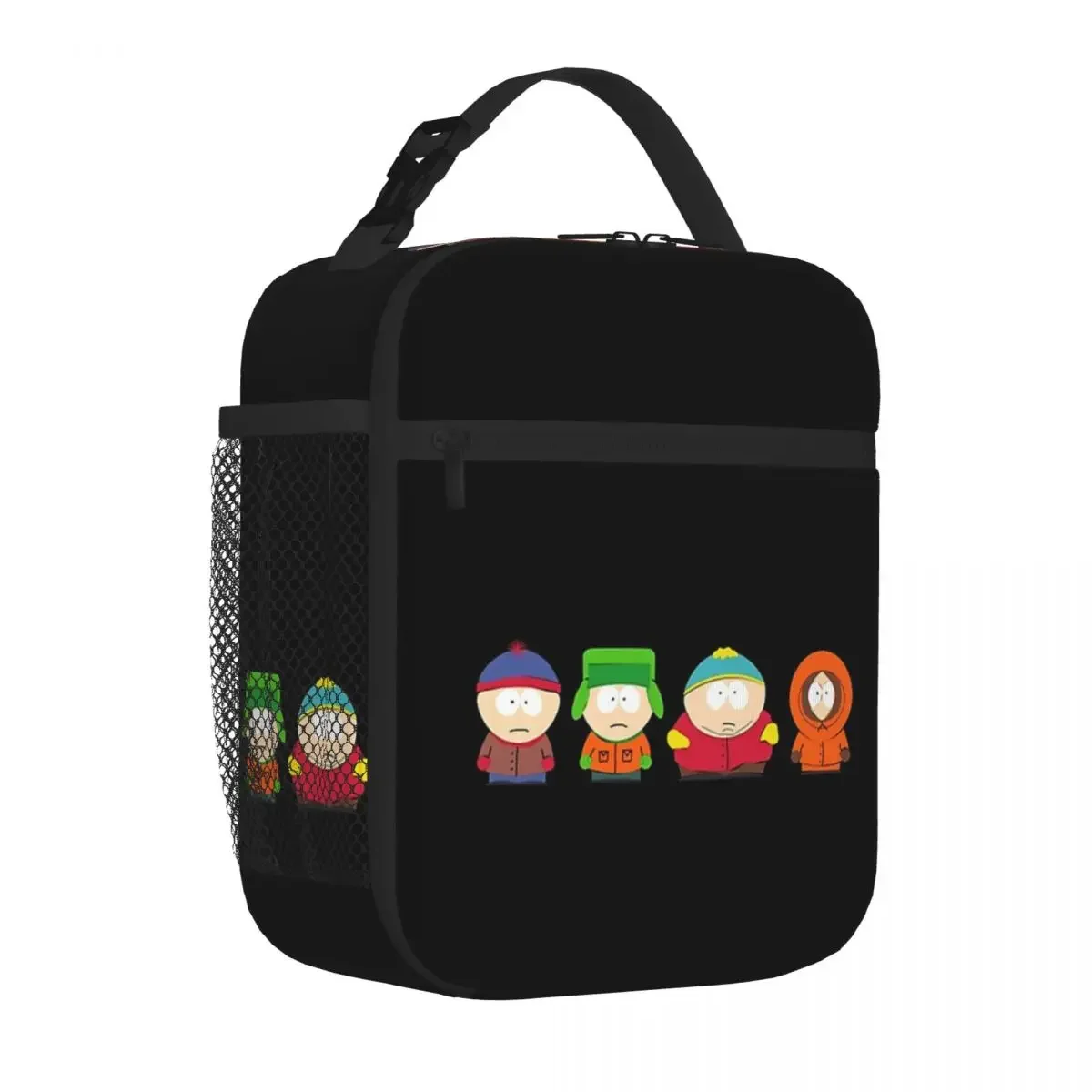 Southpark Boys Cartoon Anime Lunch Bags Insulated Lunch Tote Portable Thermal Bag Leakproof Picnic Bags for Woman Work Children