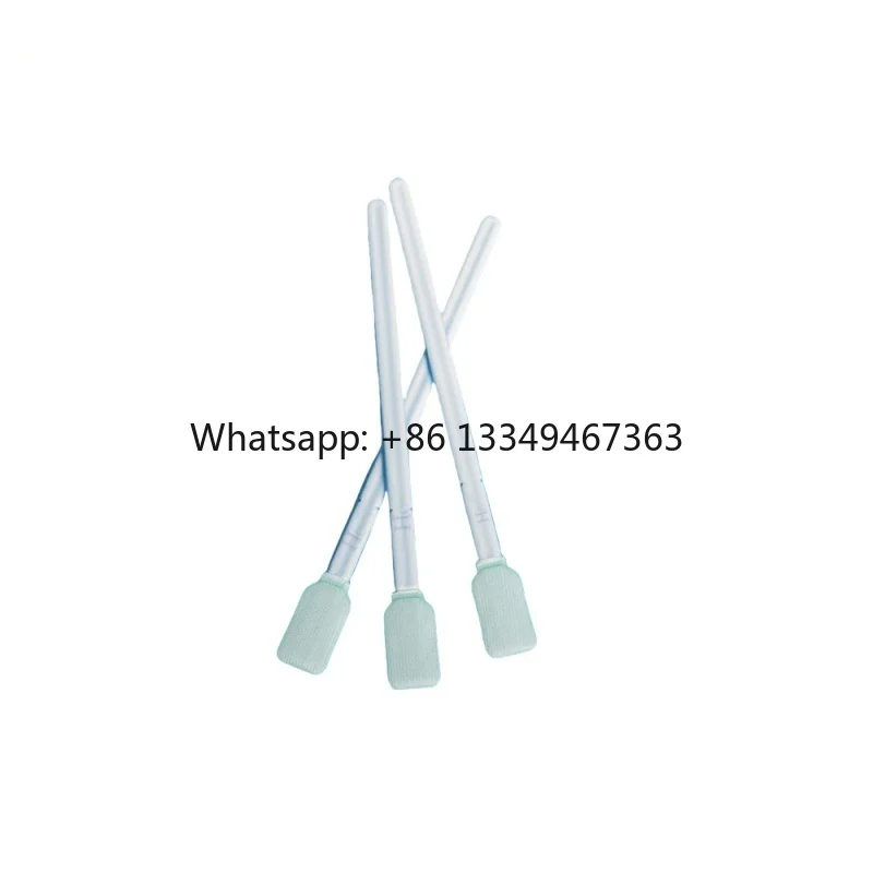 

Best price Disposable Clean Room Swab Anti-Static Green Handle Molded Break Point Low TOC Cleaning Validation China Made Sponge