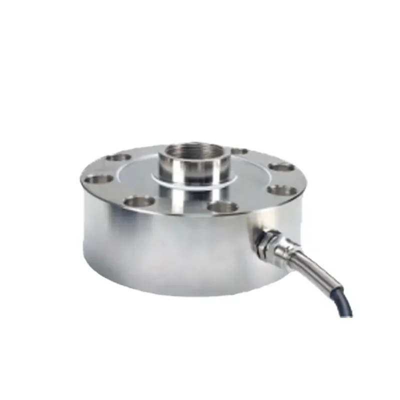GSS406 Price Hydraulic Compression Load Cell profile pancake round force sensor 50T 100T 150T
