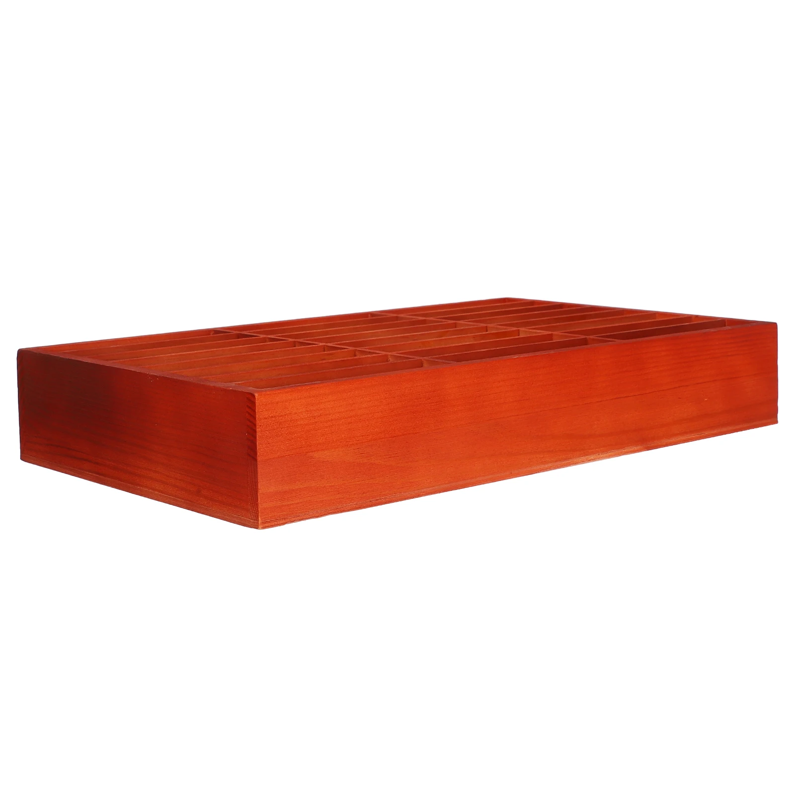 

Wooden Storage Box Desktop Mobile Organizer For Classroom Meeting Room Repair -Slot Cell Phone Rack Spacious Phone