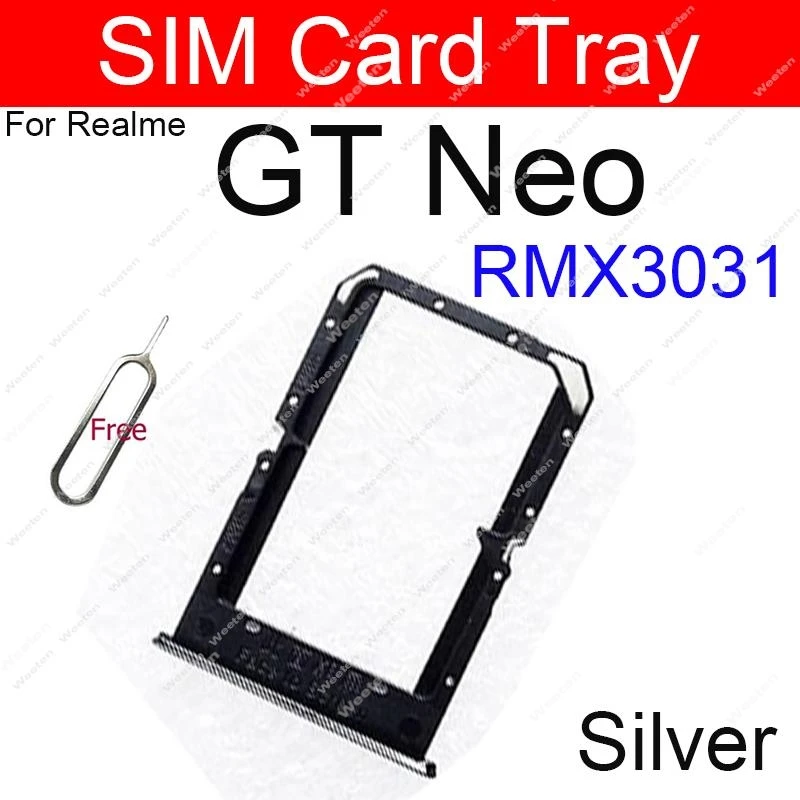 Eonpam Vassoio Carta SIM per (Realme 7 5G) qualità Originale Porta Scheda SIM Ricambio Slot Scheda Memoria SD con Pin della Scheda SIM(Blu