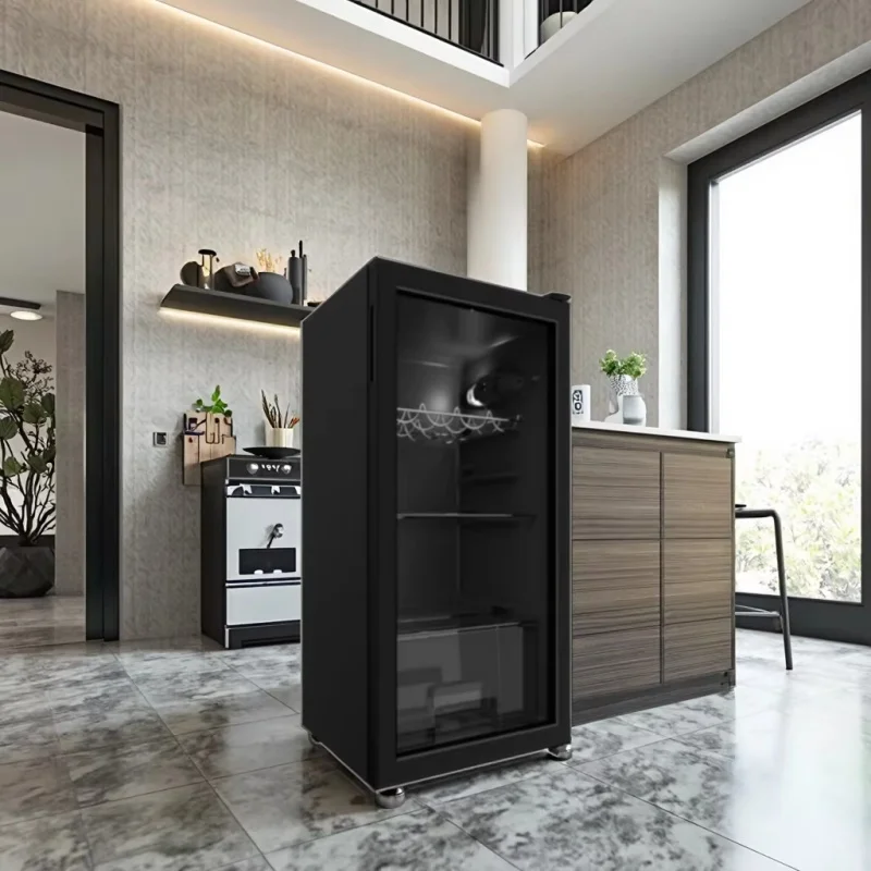 Mini Freezer Refrigerator 90L Ice-showcase Freezer Refrigerators Fridge for Home Hotel