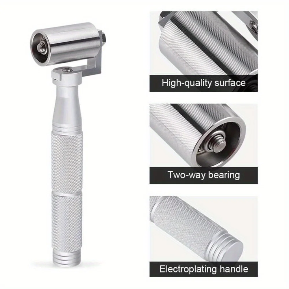 Wallpaper seam leveling roller 3.4/4cm stainless steel bearing pressure roller handheld wallpaper seam leveling tool