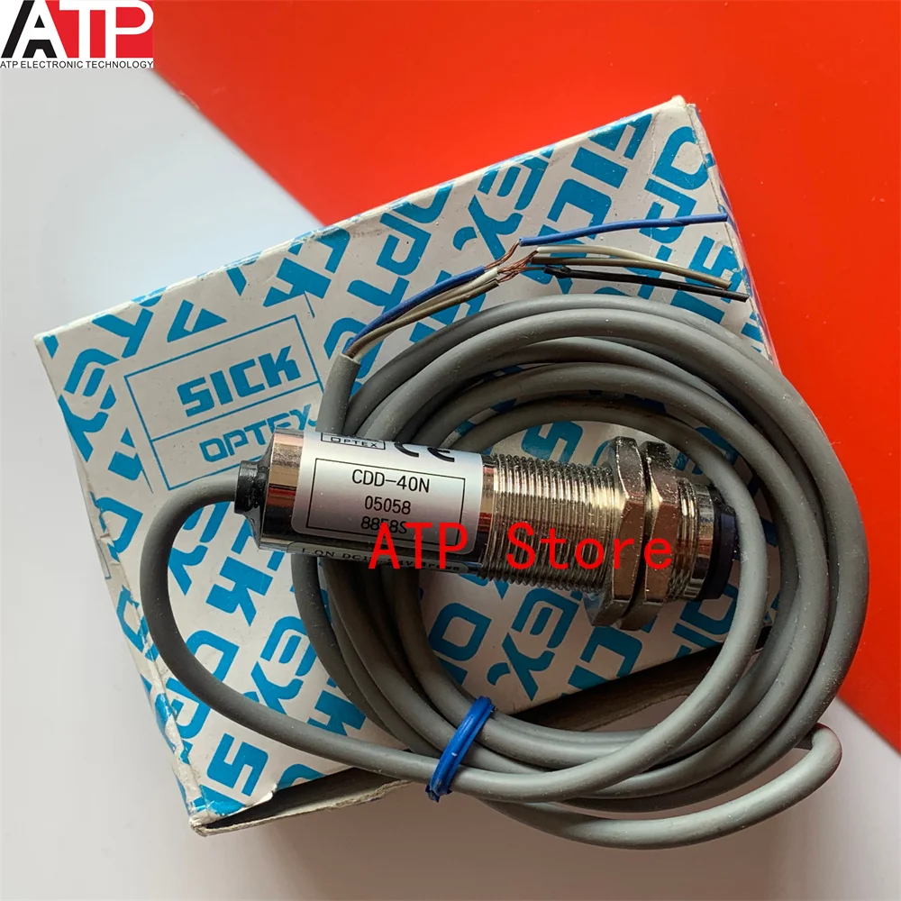 

1PCS CDD-40N photoelectric switch 12-24V four line normally open normally closed 18 cm metal circle
