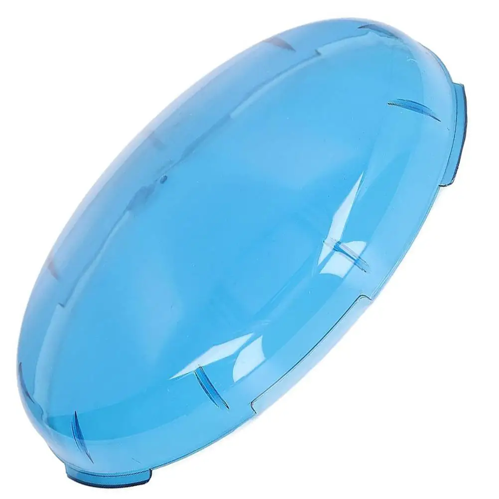 Cubierta de luz de piscina de pulgadas con lente azul, Material de PVC, pieza de repuesto subacuática enterrada, fácil instalación de reemplazo de cubierta de lente de luz de piscina