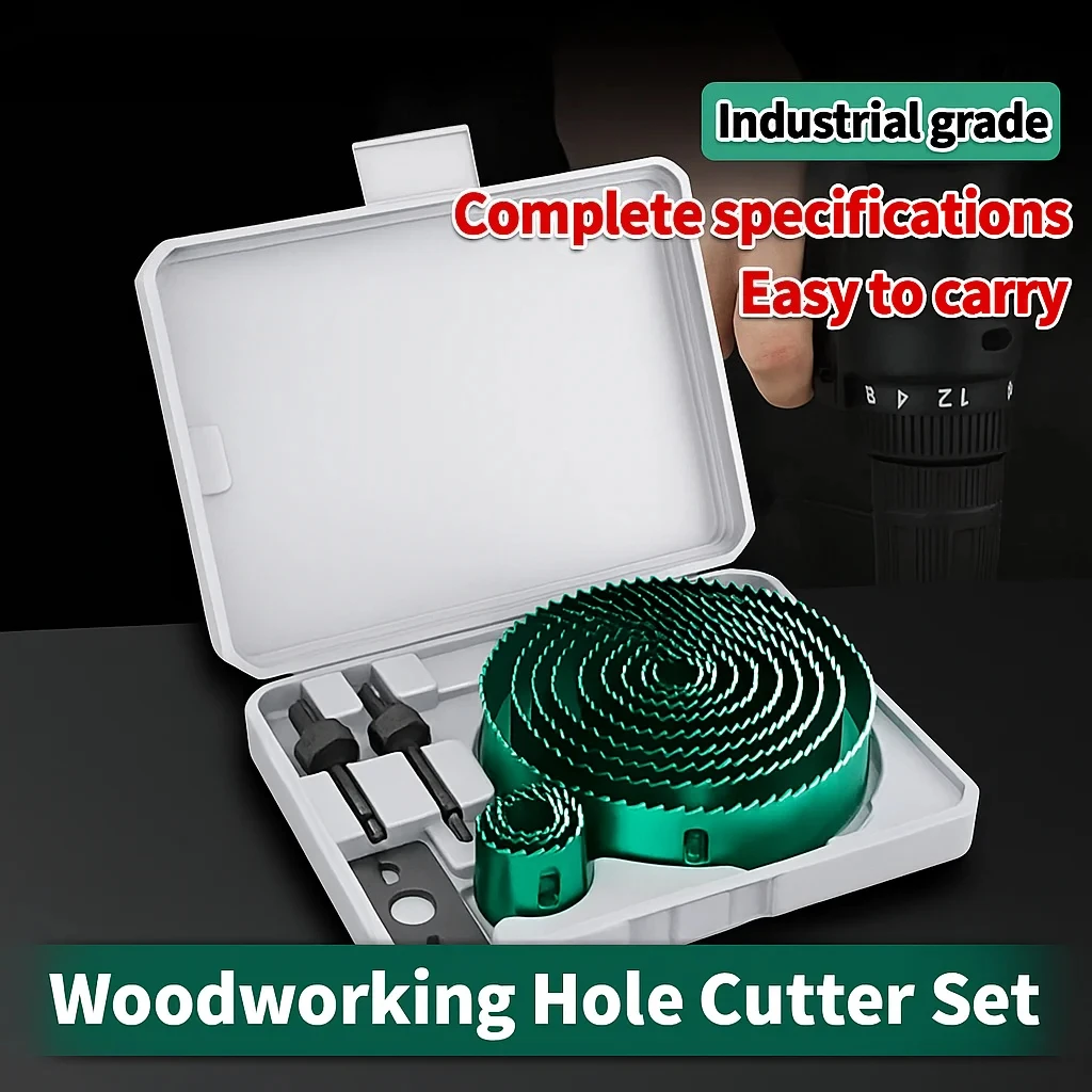 Woodworking Drill - 19-127mm Hole Saw Cutting Set Saw