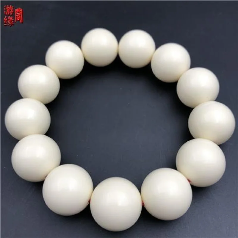 Vintage 2.0 's with Ancient Buddhist and Bodhi Beads, Ivory Fruit Bracelet 2.0 for Men - view 6