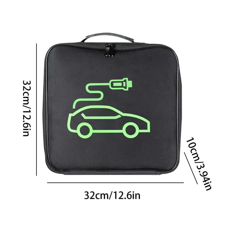 Car Charging Cable Storage Bag Electric Vehicles Storage & Organizer For Cable Cords Hoses Fire Retardant EV Charging Cable Bags