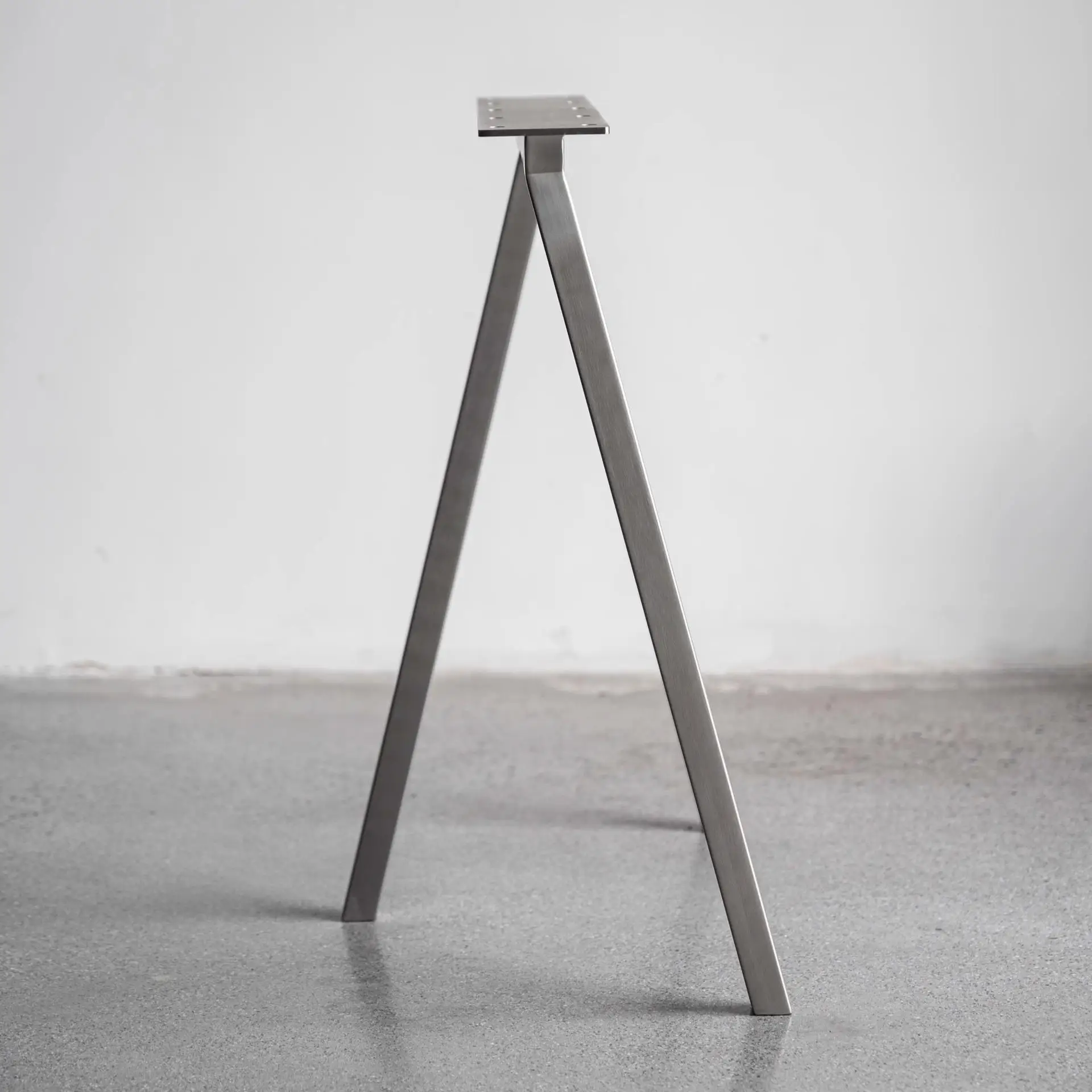 Brushed Stainless Steel Table Legs Industrial Office Desk Bases Conference Table Feet Kitchen Island Bar Stand Support Furniture