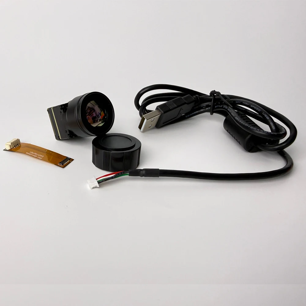 Thermal Imaging Camera Module Temperature Measurement CVBS/USB UVC VOx Microbolometer 50Hz ±2℃ for Robot Gimbal Drone