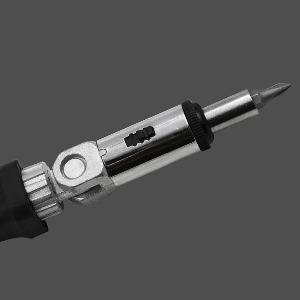 

2Pcs Ratchet Screwdriver Handle Multi-Functional 180 Degree Adjustable Bit Holder for Electric Hand Manual