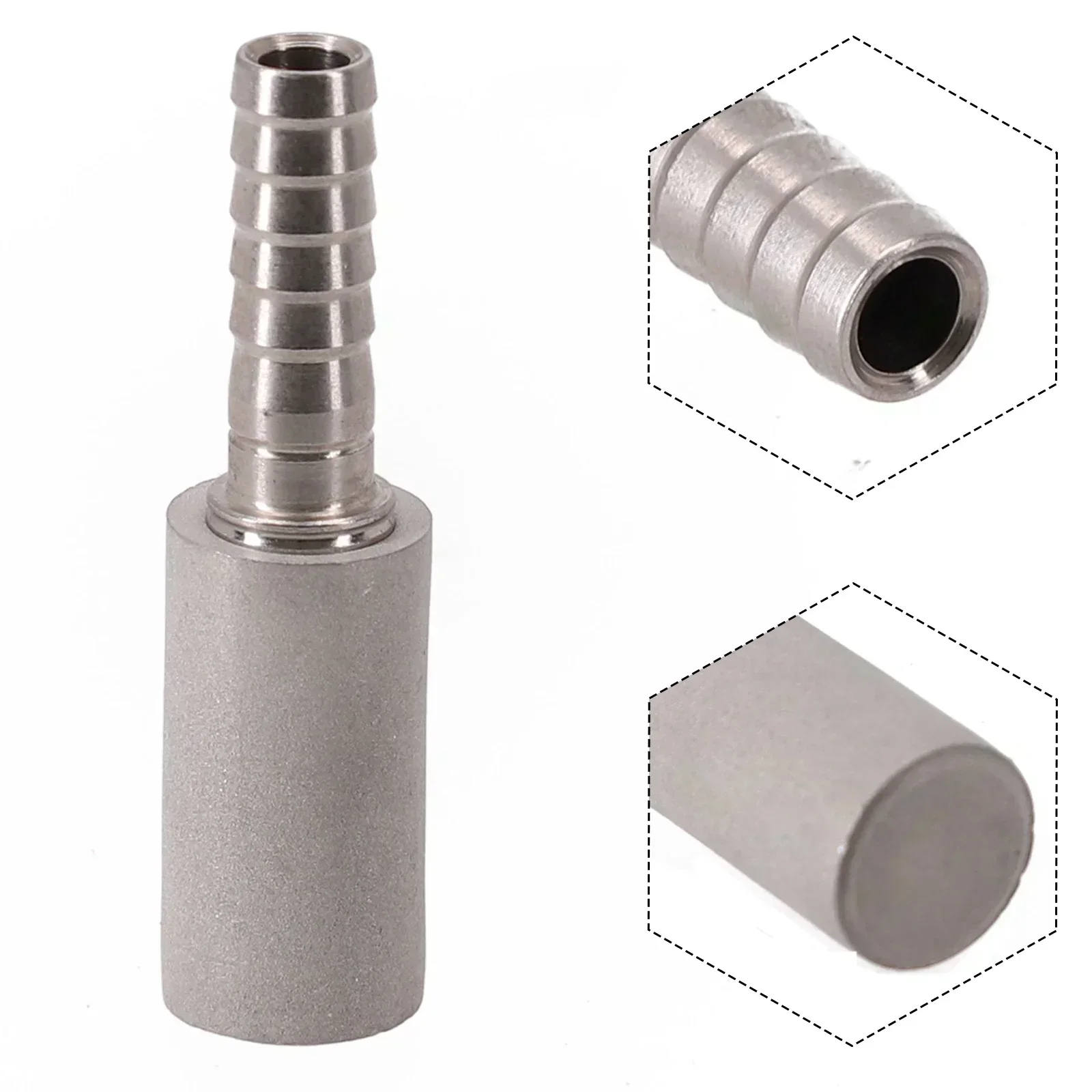 Aeration Stone Beer Carbonation Diffusion Stone Silvery 0.5 /2 Micrometre 1pc Stainless Steel For Beer Wine Making Brand New