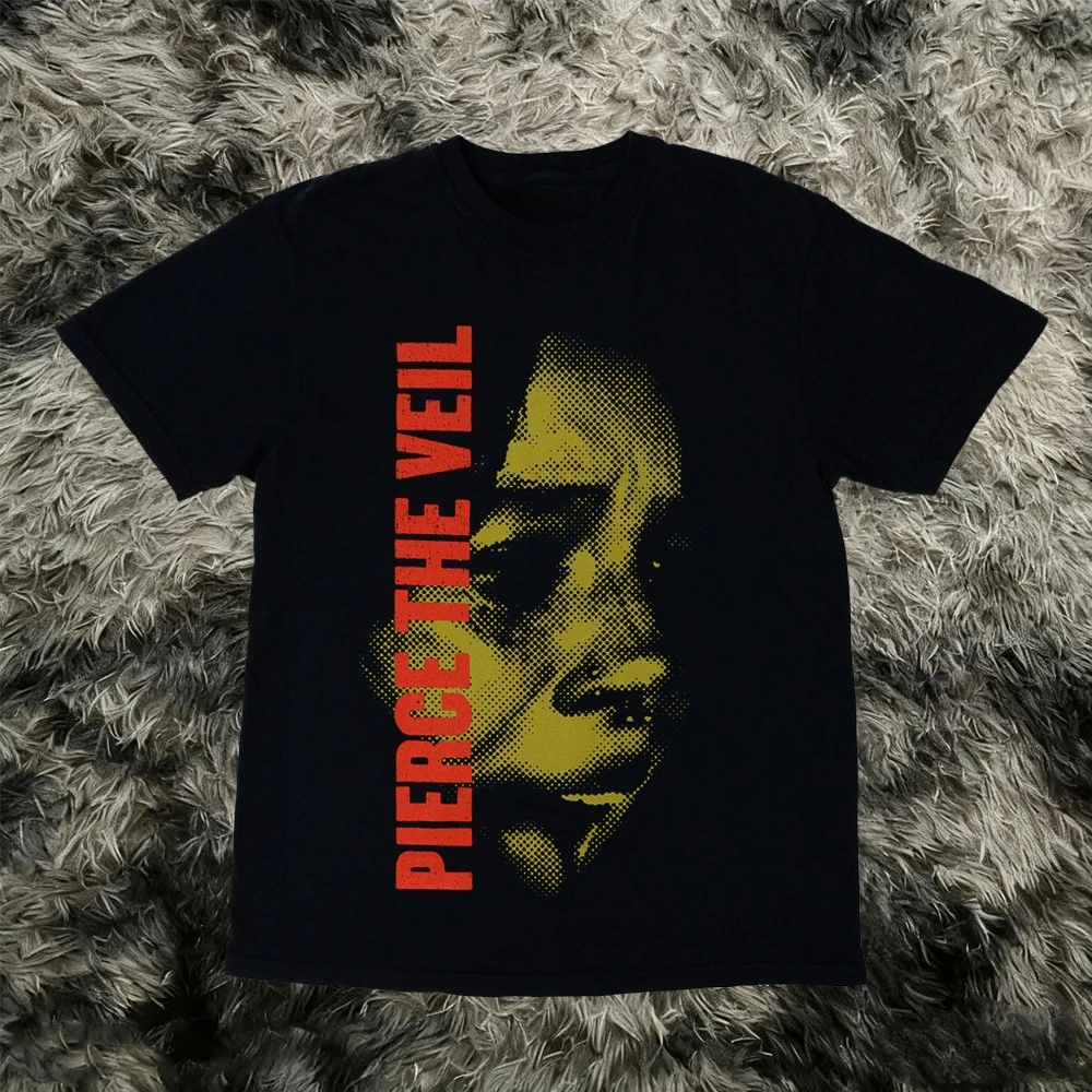 Pierce The Veil Vintage T-Shirt Rock Concert Merch Vintage Graphic Tee Alternative Metal Music Apparel Unisex Fan Gift Tee Tops