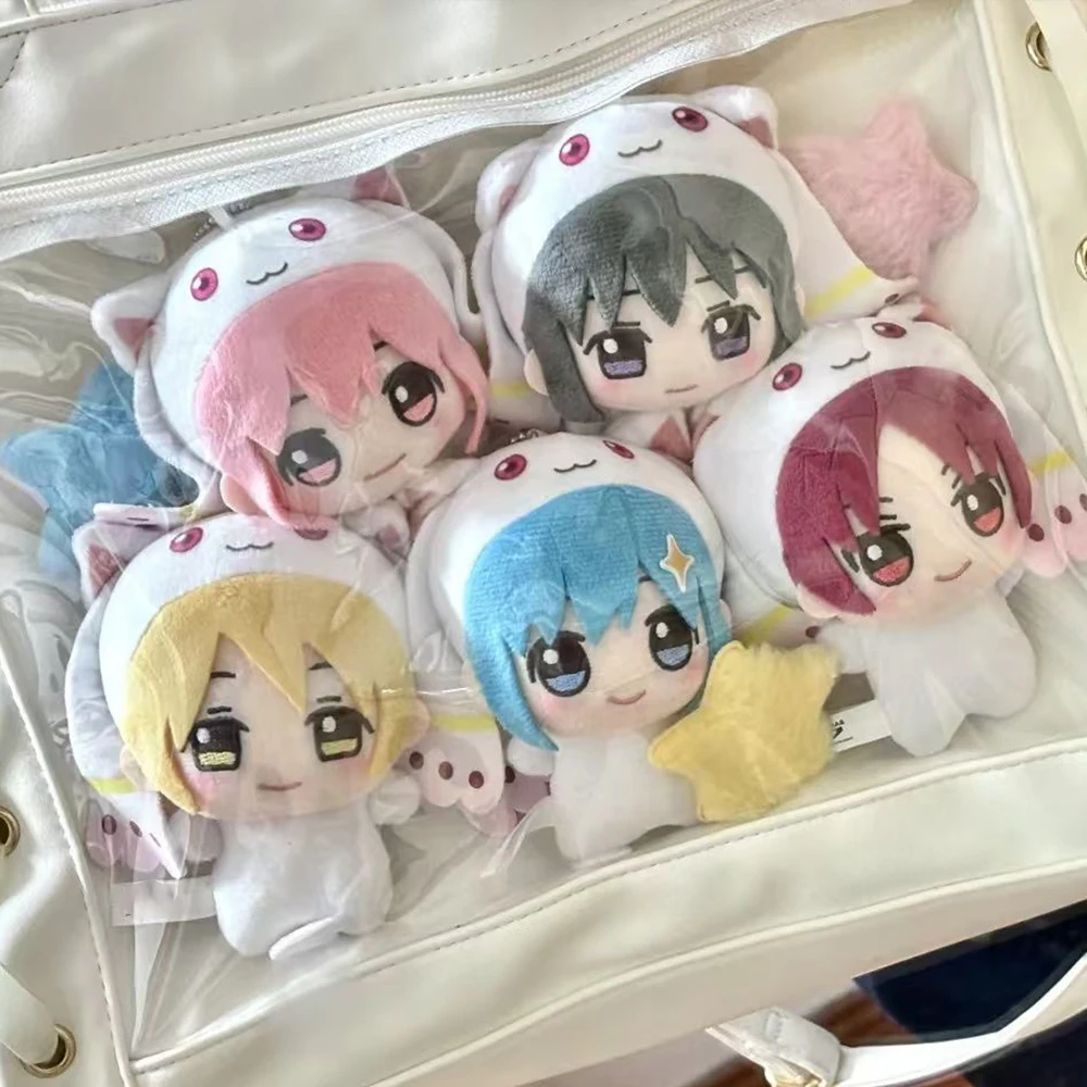 أنيمي لعبة قلادة كانام مادوكا أفخم Akemi Homura المفاتيح ميكي ساياكا لعبة من الكارتون تأثيري لينة محشوة دمية مامي بلوشي الهدايا