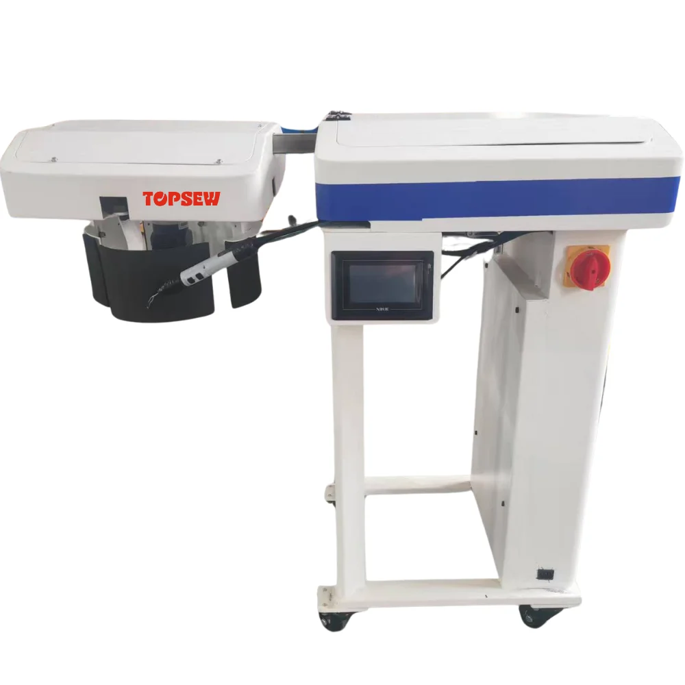 ATV&UTVTOPSEW TS-300 Steel String Thrusting Machine for Pants Manufacturing New Condition Garment Factory Apparel Plant Motor Co