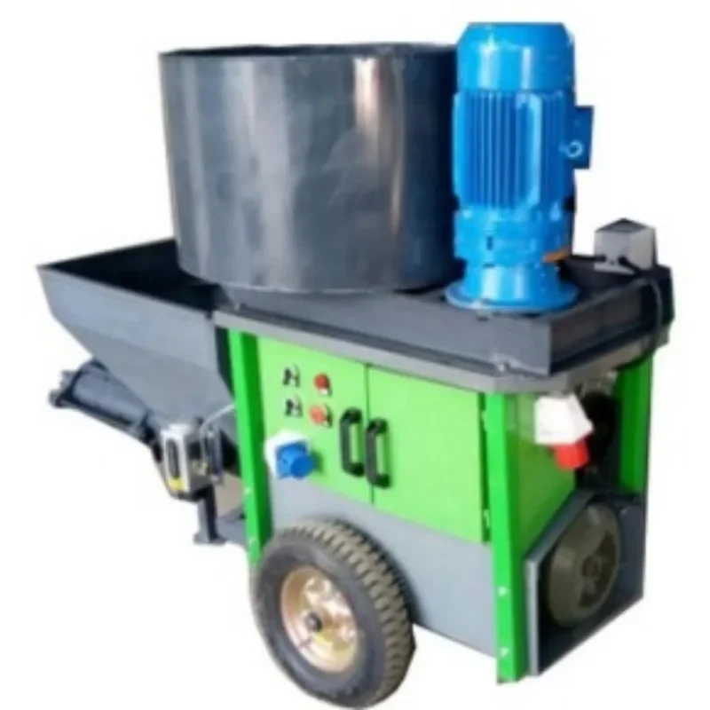 Automatic Mortar Mixer Spray Cement Plastering Spraying Machines