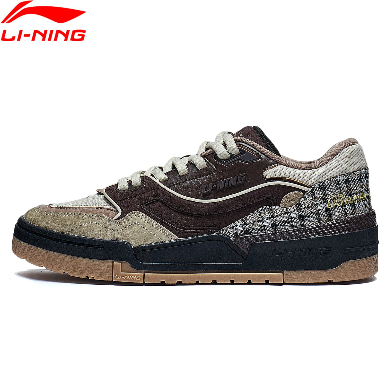 Li-Ning Men 001 BTC PREMIUM Lifestyle Shoes Classic Wearable DUAL CUSHION LiNing Retro Sport Shoes Leisure Sneakers AGCT219