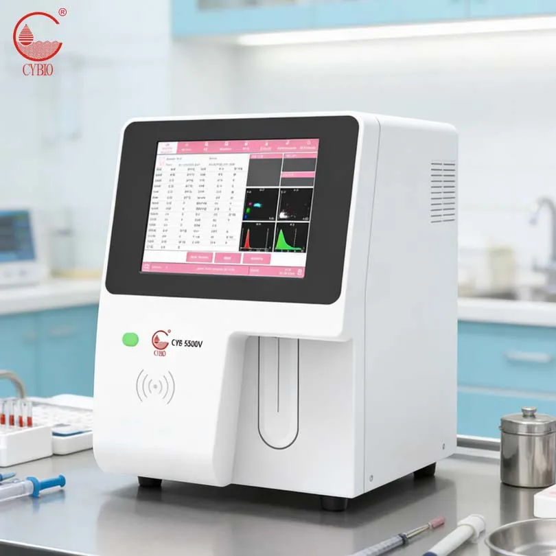 Intelligent Analysis 5 Part Hematology Analyzer Veterinary Fast Testing Speed Easy Operation Hematology Analyzer