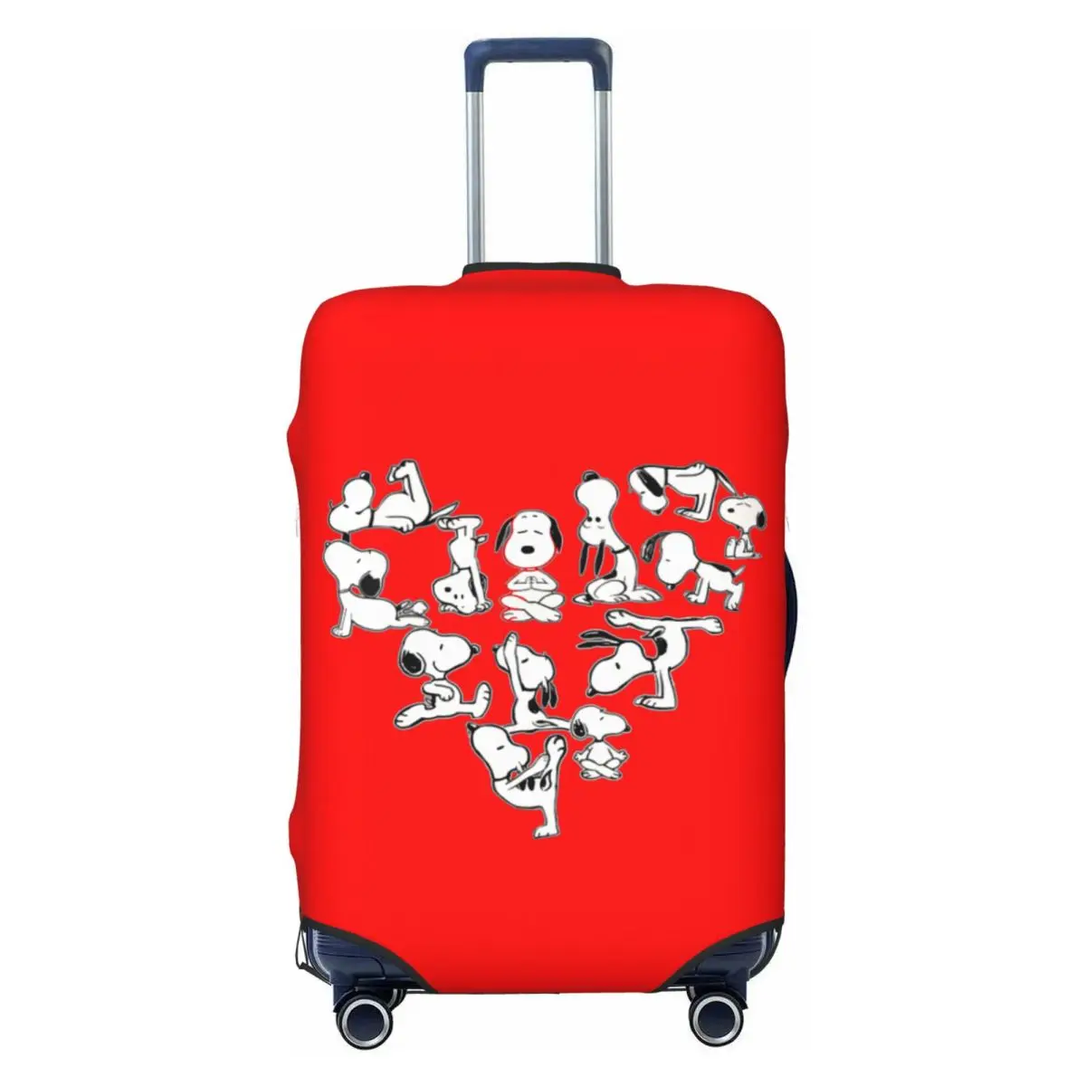 

Custom S-snoopys Animated Cartoon Luggage Cover Elastic Travel Suitcase Protective Covers Fits 18-32 Inch